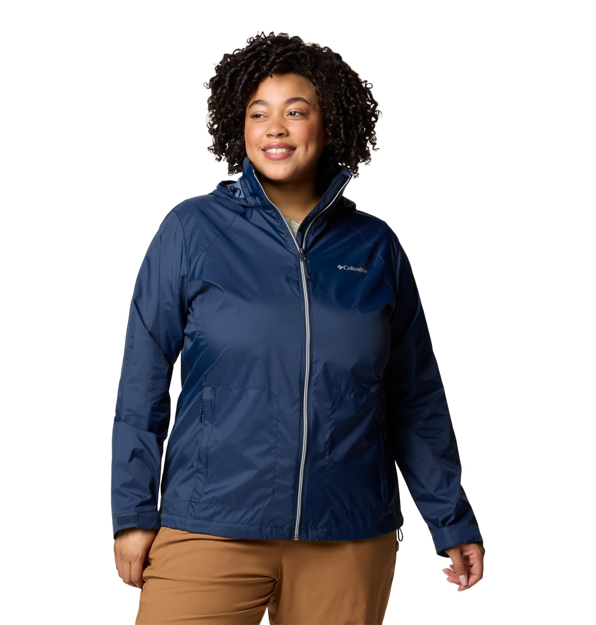 Photo 1 of Columbia Womens Switchback IV Rain Jacket, Collegiate Navy, M