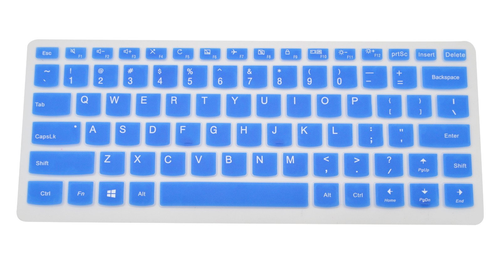 Pcprofessional Blue Ultra Thin Silicone Gel Keyboard Cover For Lenovo Yoga 7 13 710 14 14 Yoga 710 15 Yoga 7 15 15 6 Flex 4 14 Flex 5 14 Yoga 910 14