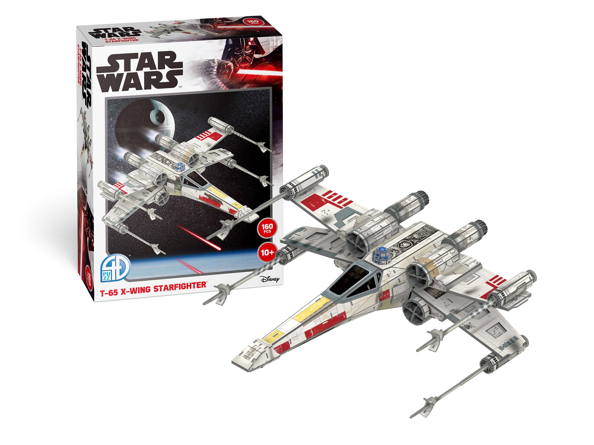 Revell Star Wars Card Model Kit I Detailed Model Kit of The T-65 X-Wing Starfighter I for Young and Old I 160 Pieces I Imposing Size I Ideal Gift Idea for Any Occasion, Medium