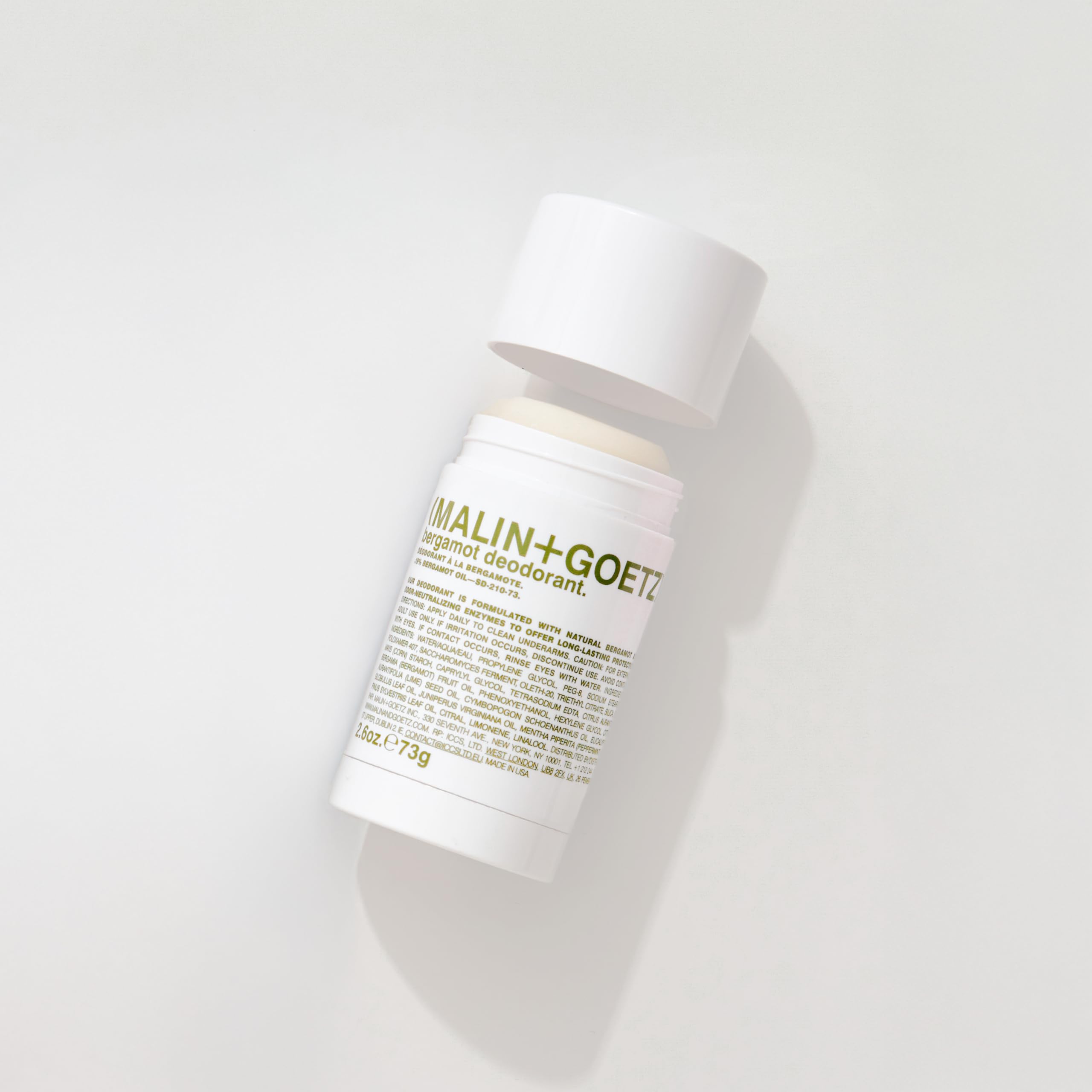 MALIN+GOETZ Deodorant | Eucalyptus, Bergamot, Otto Scents | Aluminum-Free, Residue-Free, Refreshing Gel Stick Formula | Vegan & Cruelty-Free (2.6oz & 1oz Sizes)