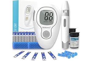 STONDON Glucose Monitor Kit, Diabetes Testing Kit, Blood Glucose Meter, 100 Glucometer Strips, 100 Lancets, Test Strips Blood Sugar Meter Glucometer