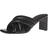 Amazon Essentials Women's Crossover Heeled Sandal with Padded Straps and Memory Foam Insole