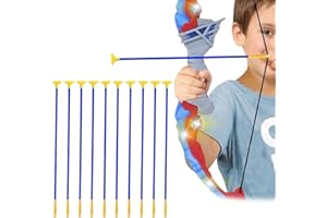 Suction Cup Arrows 10Pcs Plastic Arrows for Kids 16.5 Inch Archery Set Toys Replacement Practice Toy for Children Adult