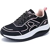 AOV Womens Walking Shoes with Arch Support Plantar Fasciitis Sneakers Gym Tennis for Foot and Heel Pain Relief
