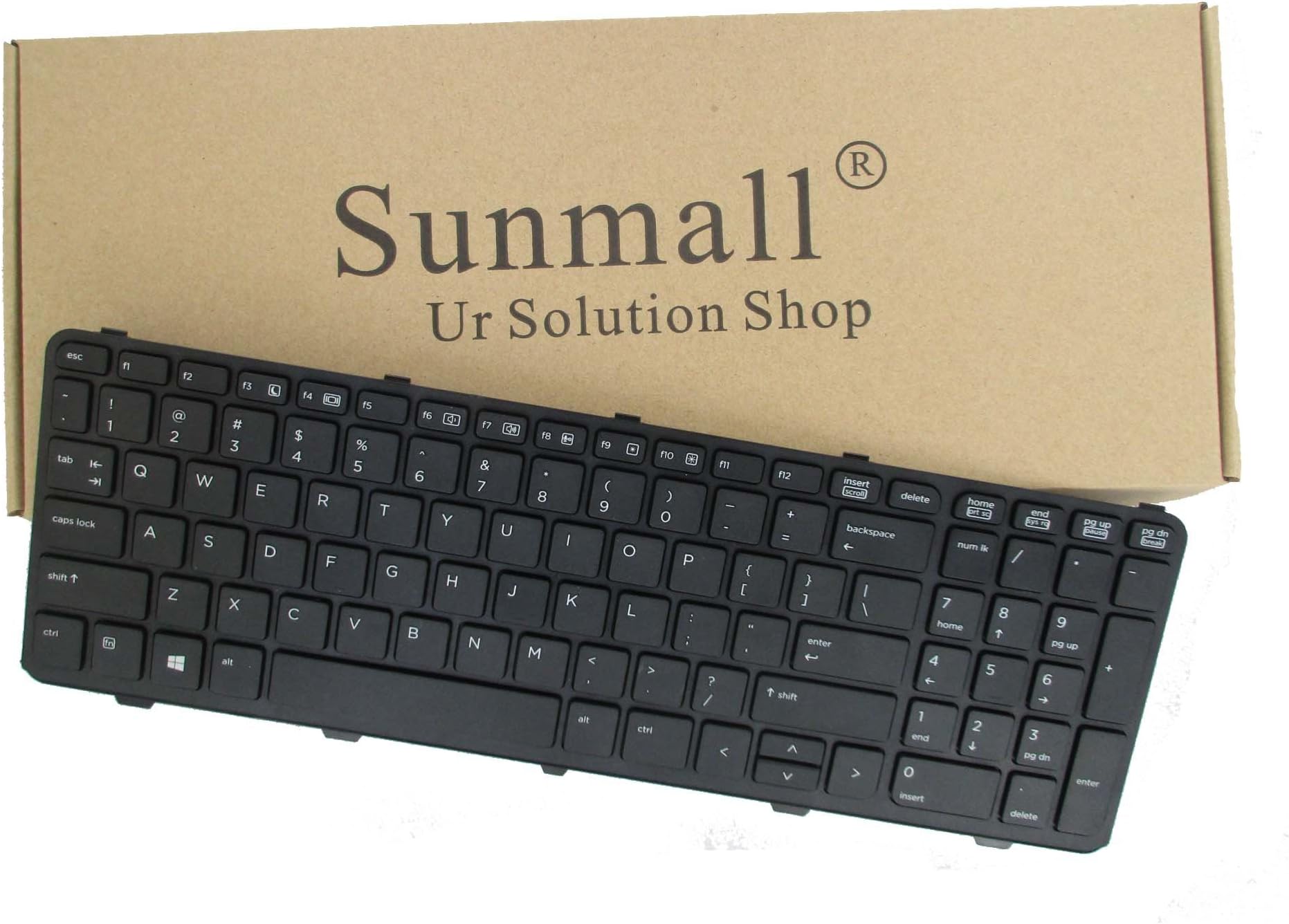 New Laptop Keyboard (WITH FRAME) For Hp Probook 450 G0 450 G1 455 470 G1 series Black US Layout
