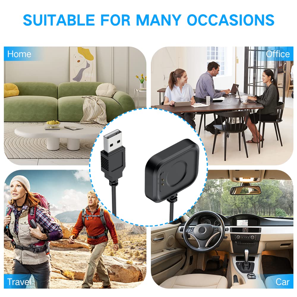 Portable Magnetic Smart Watch Charger USB Charging Cable Cord Replacement for P32E Smartwatch only, Magnetic Suction USB Charging Cable for P32E Smartwatch