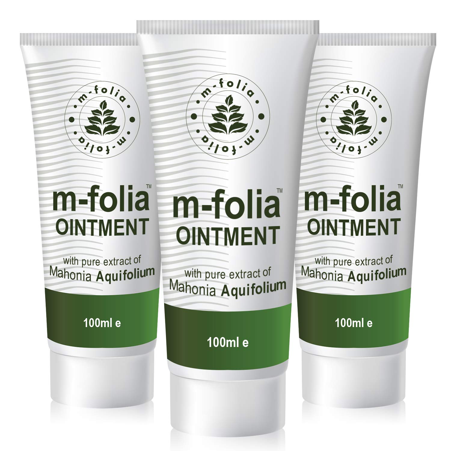 M-Folia Psoriasis Ointment Multipack Specially Formulated to Treat Symptoms of Psoriasis, Eczema and Related Dry Skin Conditions 100ml (3X Pack)