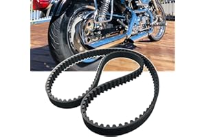 GYUPTRK Rear Drive Belt 128T 1-1/8" Fit for Harley Davidson Sportster 883 1200 XL Buell 1991-2003 Replace 40022-91 1204-0042