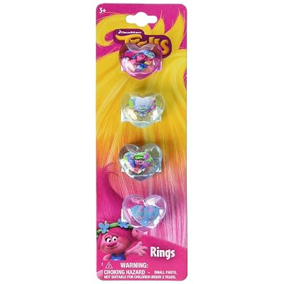 DreamWorks Trolls Plastic Rings 