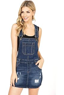 blue jean overalls skirt