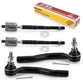 Metrix Premium Chassis Parts Inner &amp; Outer Tie Rod End Kit Fits Lexus ES350 | 2007-2012, Toyota Camry 2007-2011, Toyota Avalon 2005-2012, 4 PC, Replacement EV800085 &amp; ES80603 &amp; ES80602, Made in Europe