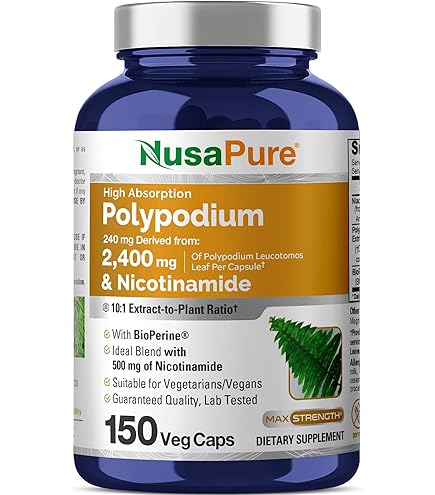 Amazon.com: NusaPure Polypodium Leucotomos 10:1 Extract, 240 mg