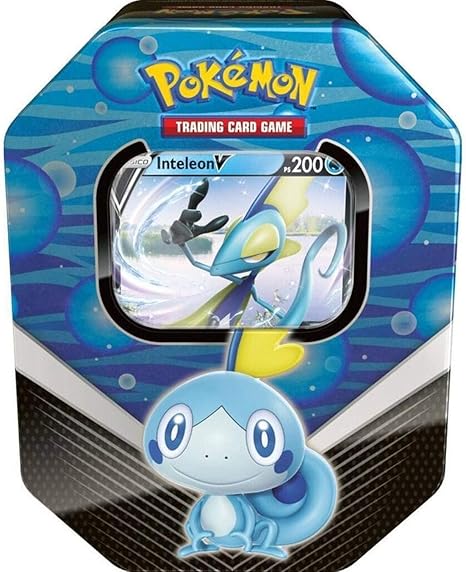 Amazon Com Pokemon Tcg Galar Partner Tin Inteleon V Toys Games