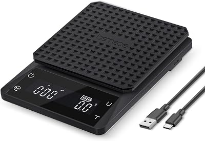 Bemece Digital Coffee Scale with Timer 0.1g-3000g Large LED Display