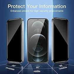NEW'C 3 Pack Privacy Screen Protector for iPhone 12