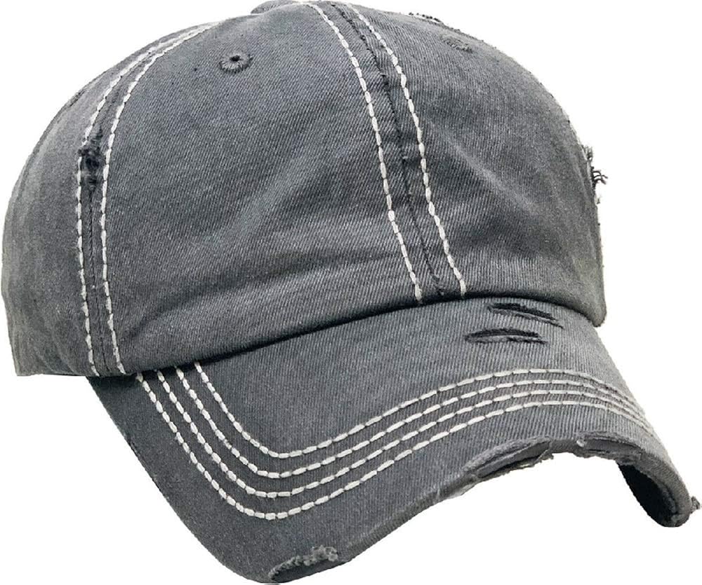 ADT_INK Thick Stitching Hat Baseball Cap Dark Grey at Amazon Men’s