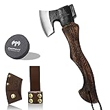 DWFKHT 11.6" Hatchet, Camping Axe, Hand Forged Axe