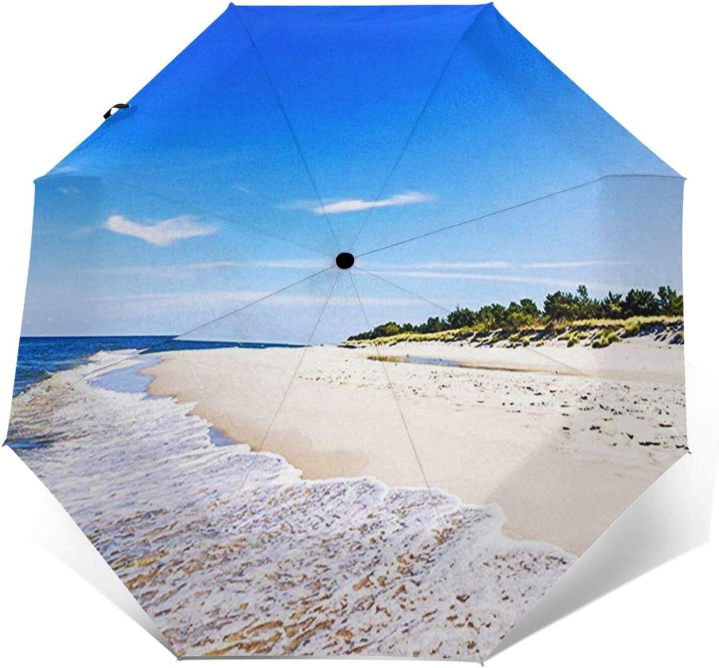 Aolso Parapluie Automatique Compact - Anti-Tempête Et UV50+ | Ouverture/Fermeture One-Touch - Pour Hommes Et Femmes