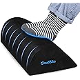 Foot Rest for Under Desk at Work,Office Desk Accessories with Soft Foam and Washable Removable Cover, Foot Stool for Office, Car, Home to Foot Support and Relax Ankles, Black