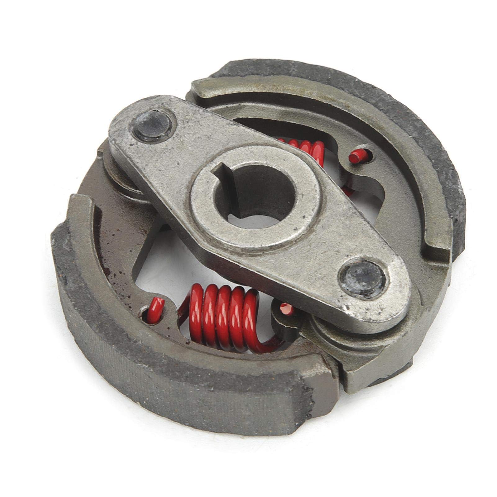 Aramox Motorcycle Clutch Pad, 2 Stroke Clutch Pad with 2 Springs Fits for 43cc 47cc 49cc Mini Motorcycle Quad ATV Dirt Bike 2 Stroke Clutch Pad Metal Clutch Springs