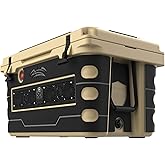 Wet Sounds Stealth SHIVR-55-TAN Tan High Output Audio Cooler Speaker System + Full Gator Step Kit - Black Over Gray