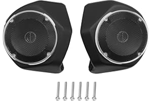 TCMT Backrest 6.5" Trunk Rear Speaker Fits for Harley 2014-2023 Touring Electra Glide Street Glide Road Glide Ultra Limited Tri Glide Pack