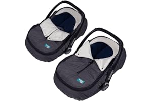 Yobee Winter Baby Car Seat Cover/Carseat Canopy for Newborn Carrier/Car Seat Blankets for Babies/Baby Carrier Covers Car Seat for Boy & Girls/Car Seat Bunting Cover