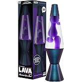 Lava The Original Lamp - 14.5" Black Iris &ndash; Classic Liquid Motion Lamp - Purple Wax and Clear Liquid - Item #2425 (Amazon Exclusive)