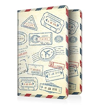 Fintie Reisepass Schutzhülle - Premium Kunstleder Reisepasshülle Halter mit RFID Blockier für Kreditkarten, Ausweis und Reise