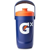 Gatorade Gx Performance Jug, 64oz, Leakproof, Non Slip Grip, Great for Athletes, Navy