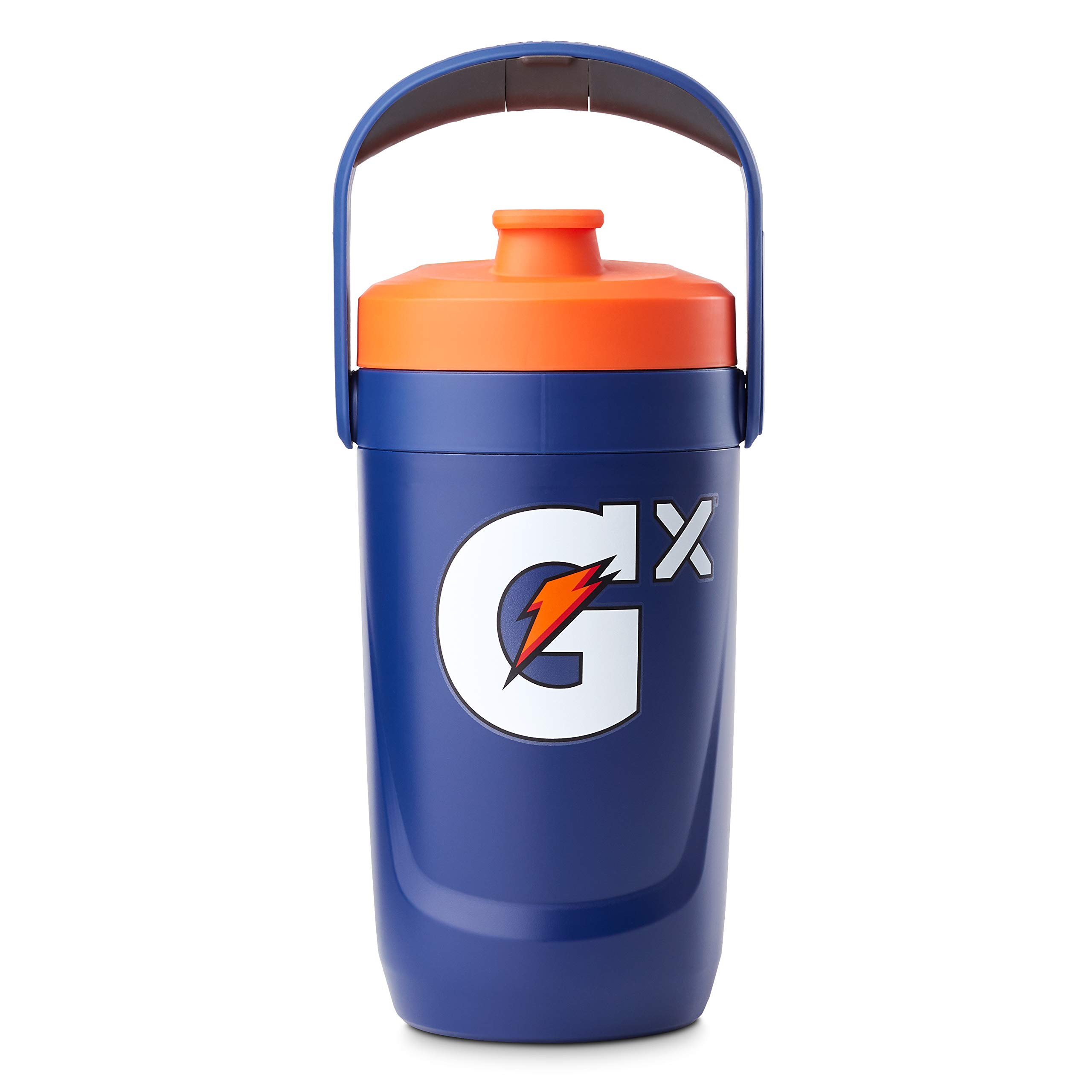Gatorade Gx Performance Jug, 64oz, Leakproof, Non Slip Grip, Great for Athletes, Navy (Pack of 6) Image