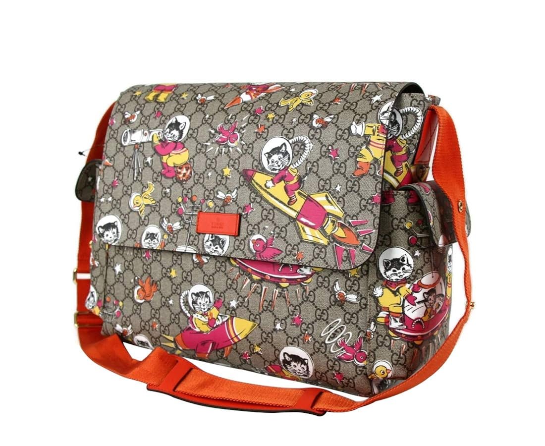 gucci space cats diaper bag