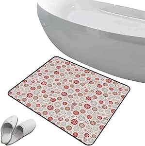 Alfombra de baño antideslizante Navidad suave antideslizante Patrón de