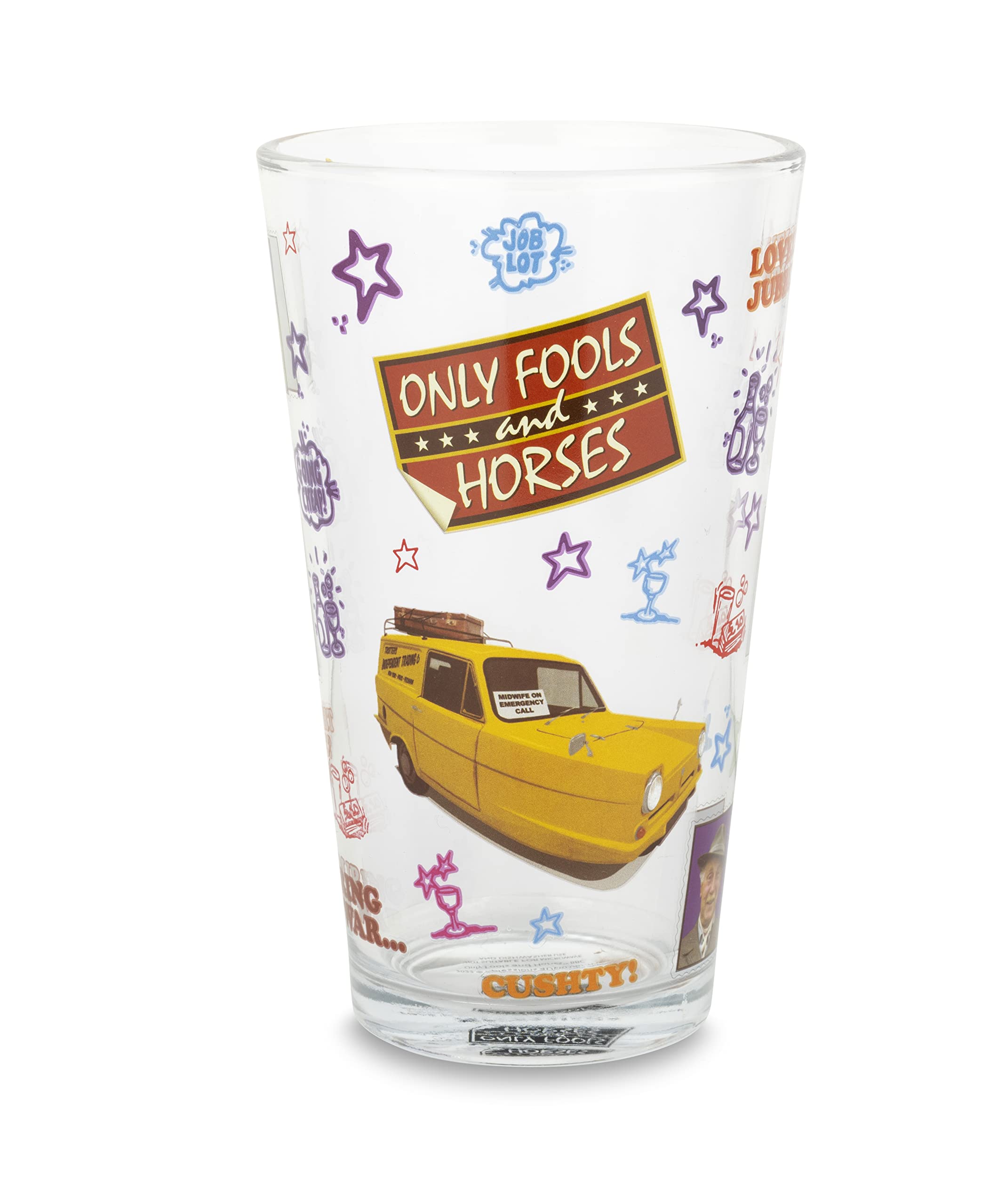 Only Fools and Horses Del Boy Trotters Official Drinking High Ball Glass Tumbler