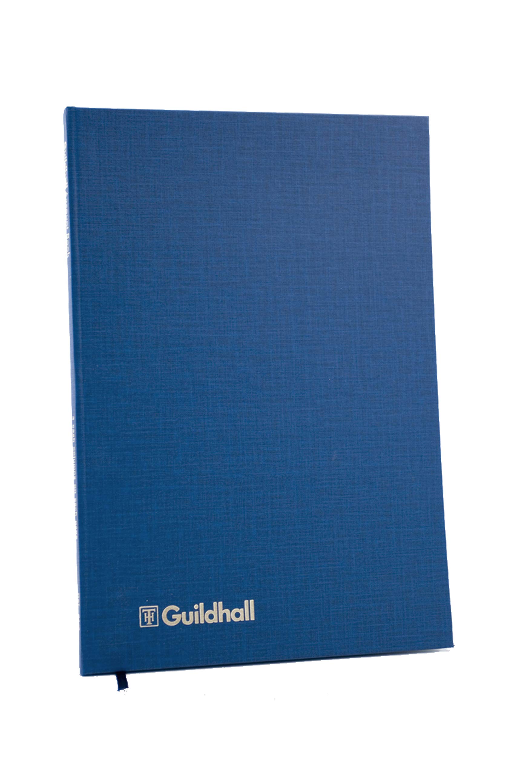 Exacompta - Ref 31/2-10Z - Guildhall - Account Book, 298 x 203mm, 2 Debit and 10 Credit Columns, 80 Pages of 95gsm Ledger Quality Paper, Hardback Blue Vinyl Cover, Traditionally Sewn