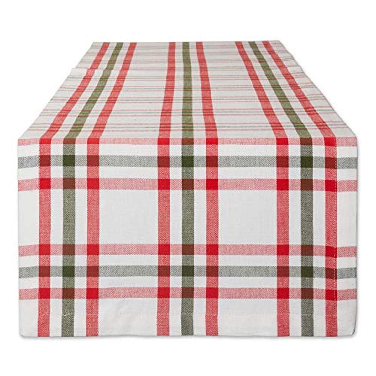 DII Kitchen Collection, Cotton, Nutcracker Plaid, Table Runner, 14x72 — image 1
