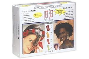 Jet Set EZ Grip 48-Piece Curler Set for Shorter Hair by Olivia Garden