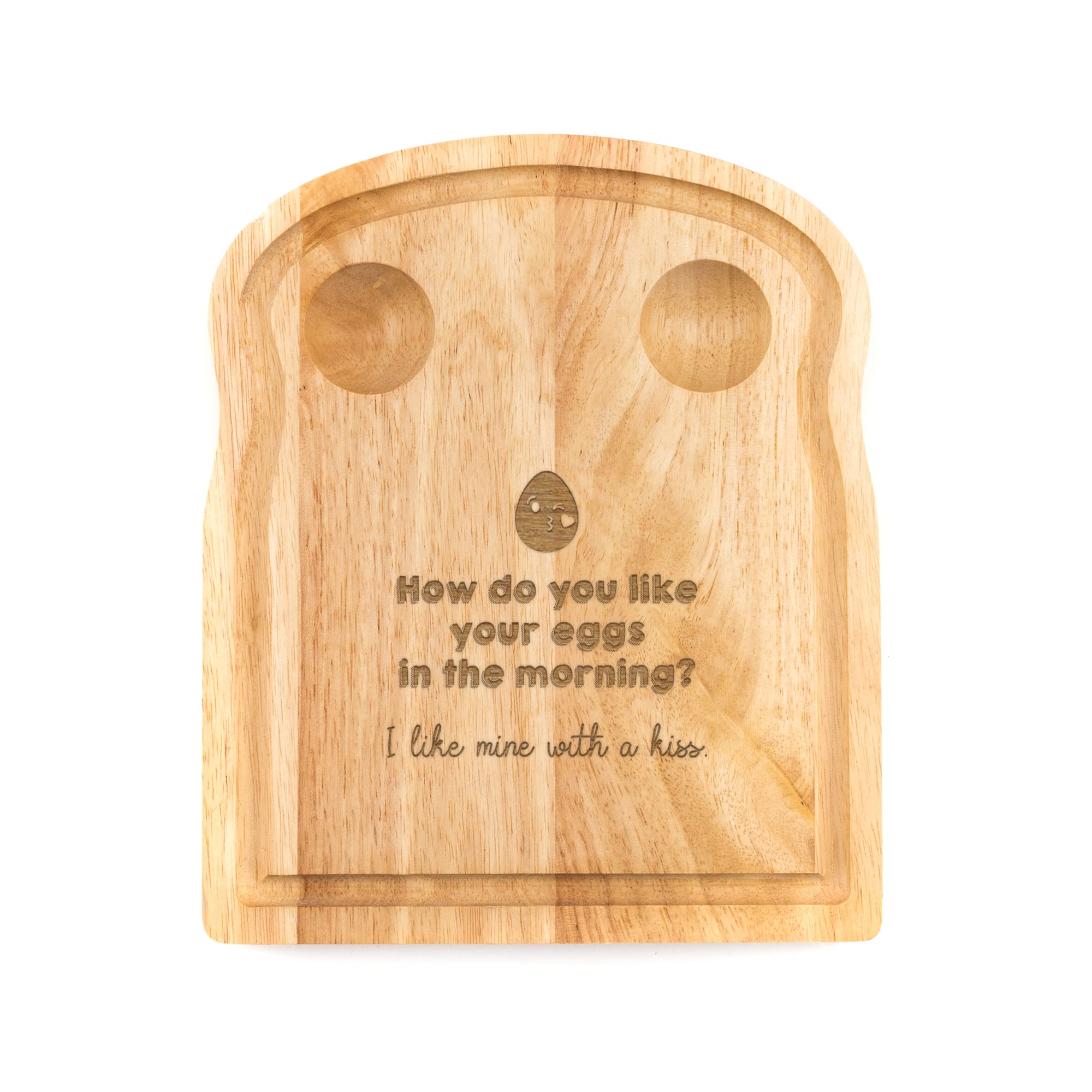 Engraved Egg and Toast Board for Couples - Unique Gifts for Boyfriend Girlfriend Husband Wife - Valentines Day Present - Egg Holder Cup