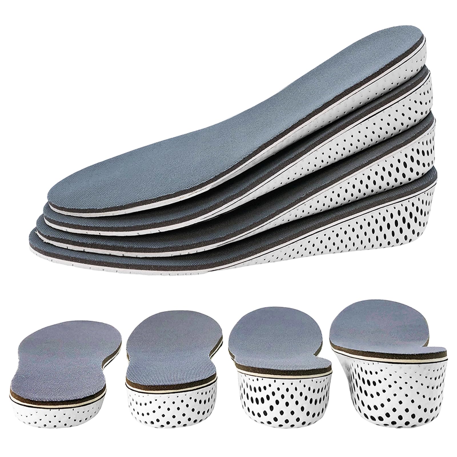 【医師監修】シークレットインソール 4種 (2cm～5cm) 身長アップ 低反発 中敷き Helcynas (2cm×2組)商品画像