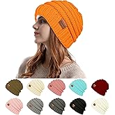 Rosoz Womens Beanies for Winter Slouchy Beanies for Women Knit Warm Winter Hats for Women Thick for Cold Weather