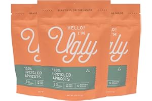 HELLO, I'M UGLY! 3 Pack - Upcycled Dried & Diced Apricots…