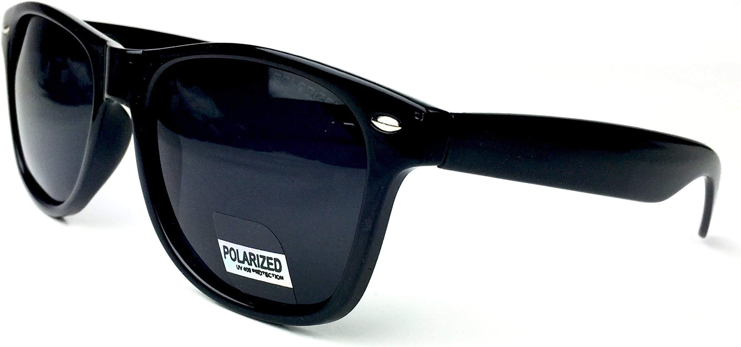 Goson UV400 Black Square Frame Polarized 52mm Sunglasses