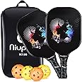 niupipo Pickleball Paddle, USAPA Approved Pro Graphite Pickleball Paddle/Paddles Set, Polypropylene Honeycomb Core, Cushion 4