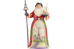 Enesco Jim Shore Heartwood Creek French Santa Stone Resin Figurine