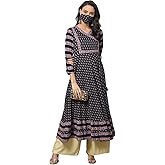 Yash Gallery Women's Printed Anarkali Kurta For Summer