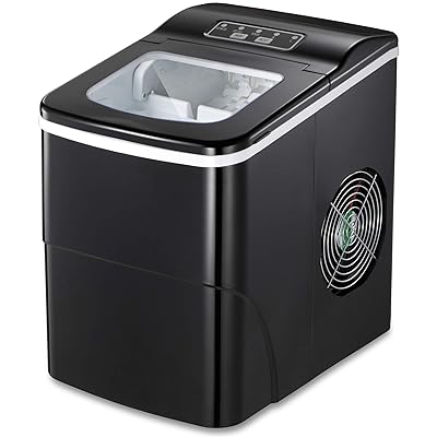 Joy Pebble Countertop Ice Maker Machine 26 lbs Capacity
