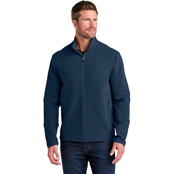 OGIO Unisex Commuter Full Zip Soft Shell, Blacktop, X-Small at