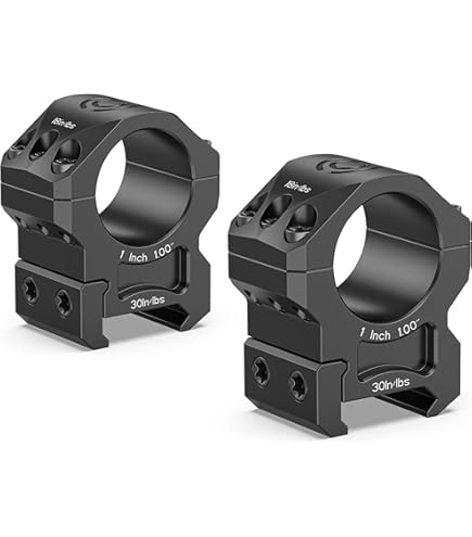 Weaver Quad-Lock Rings 49053, Tipoff, Medium, 1-Inch, Matte Black