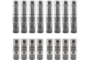 HTRACING 16 Pcs Active Fuel Management AFM DOD Roller Lifters Valve Lifters Hydraulic Compatible with Chevy GMC Cadillac Buick 5.3L 6.0L 2007-12 Replaces 12619820 17122490 12645725 (8+8)