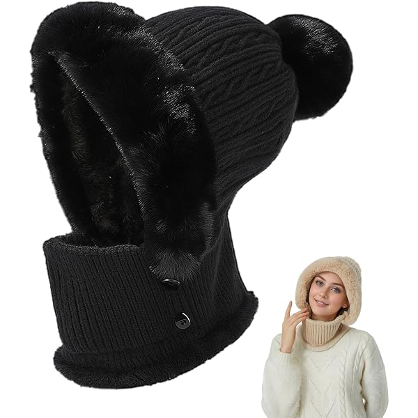 Amazon.com: Winter Hats Knit Beanie Skull Cap Russian Faux 
